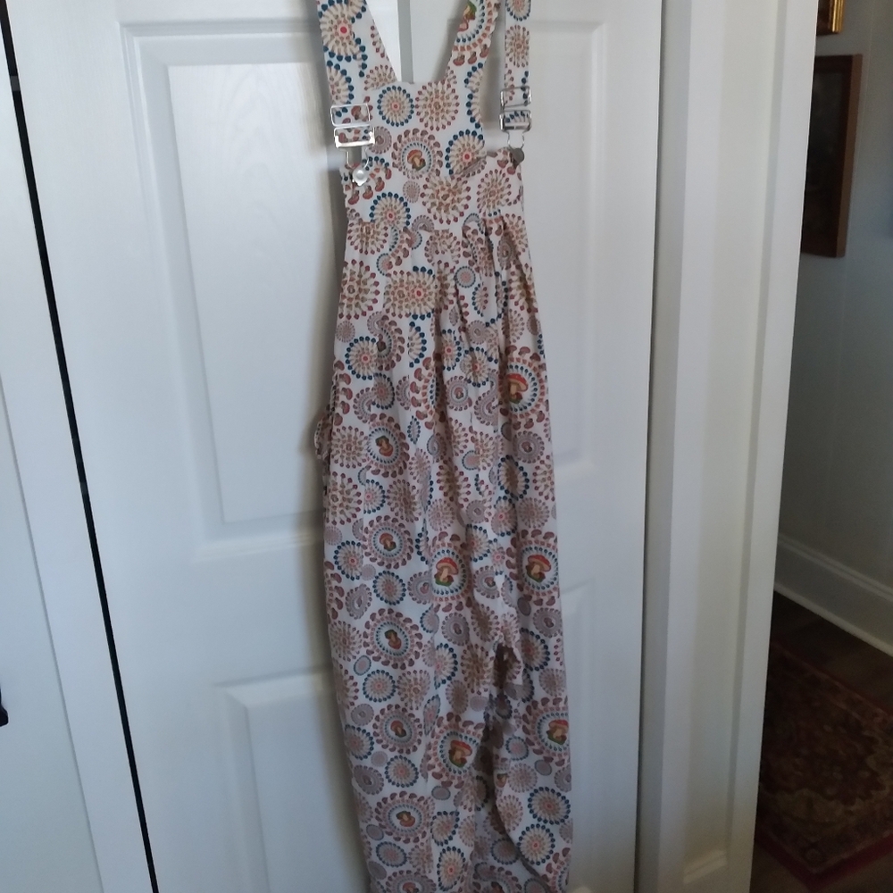 Darling Gypsy Rose mushroom overalls